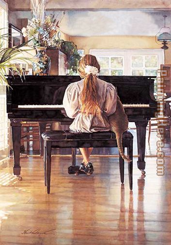 Duet painting - Steve Hanks Duet art painting